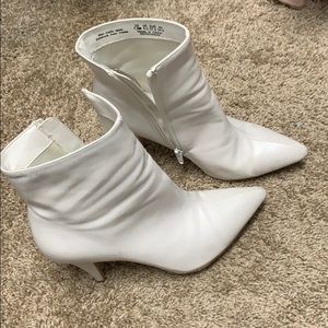 Carlos Santana White Booties